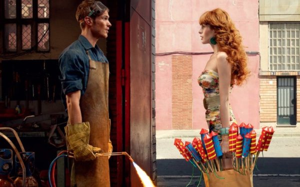 Случайная встреча парня и девушки