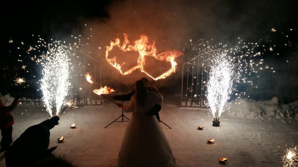 Фейерверк фонтан