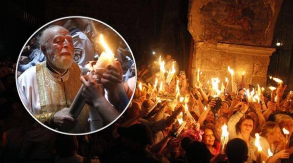 В Иерусалиме зажегся Благодатный огонь