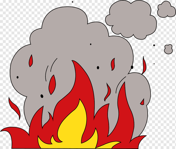 Пожар мультяшный