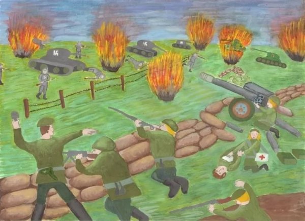 Картины о войне для детей школьного возраста