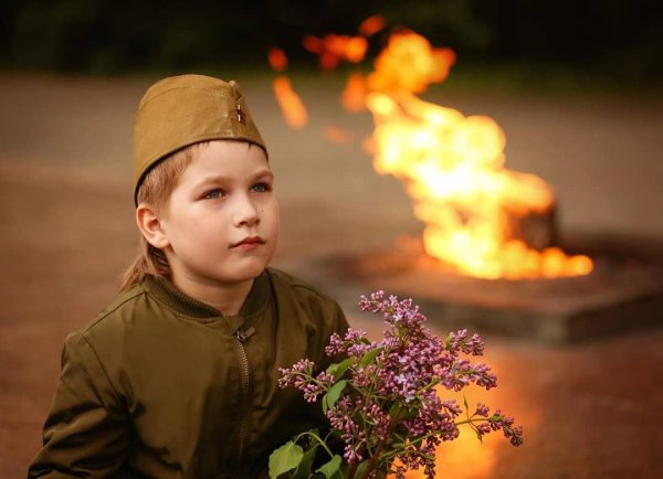 Вечный огонь для детей