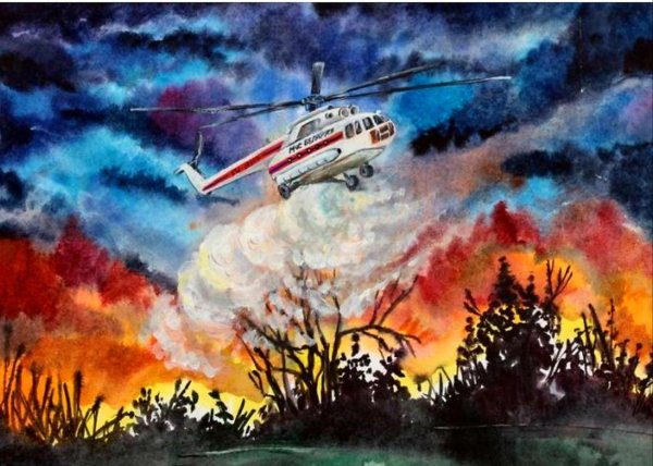 МЧС картина маслом