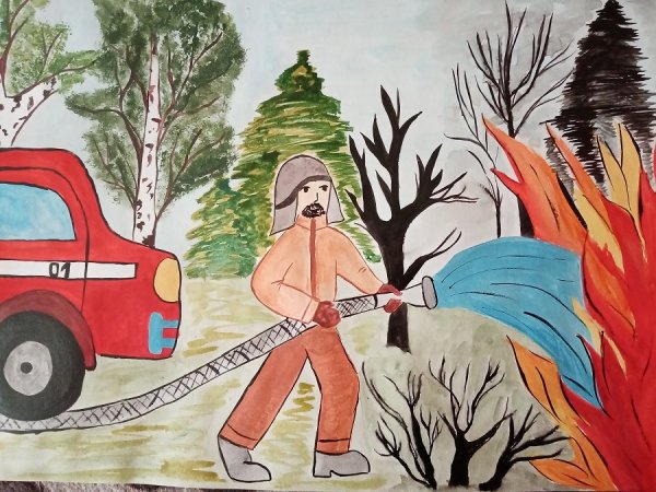 Плакат безопасное детство огонь