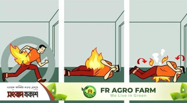 Если на тебе загорелась одежда