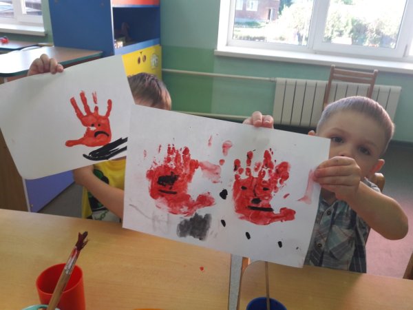 Рисование огонь добрый и злой