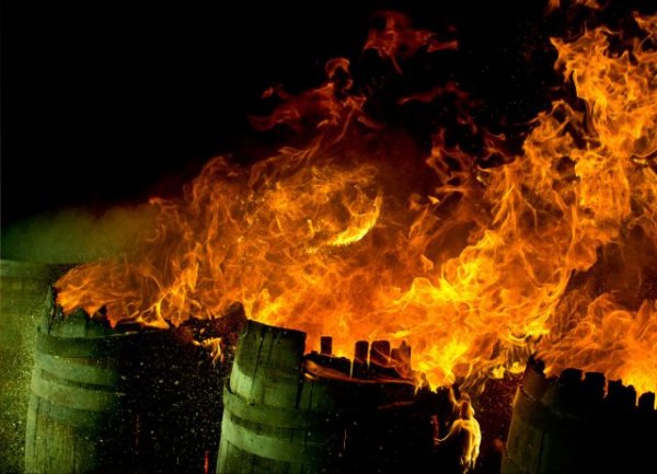 Огонь батарея