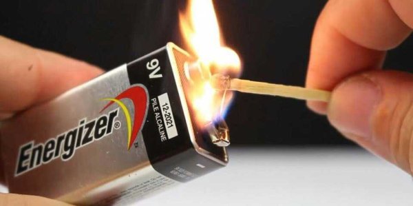 Огонь на батарейках