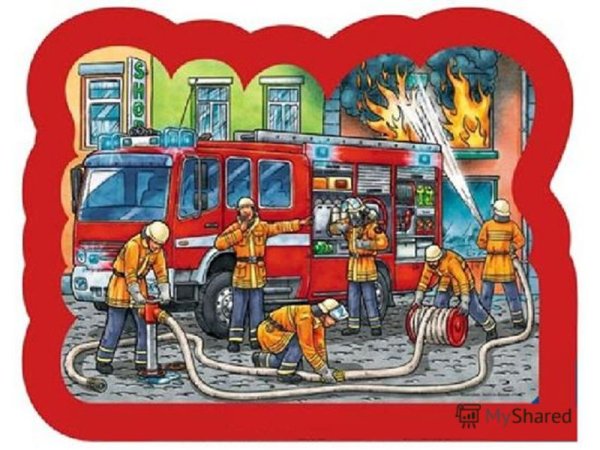 Сюжетная картина пожарный