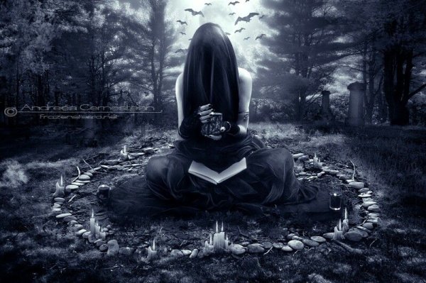 Магия на кладбище