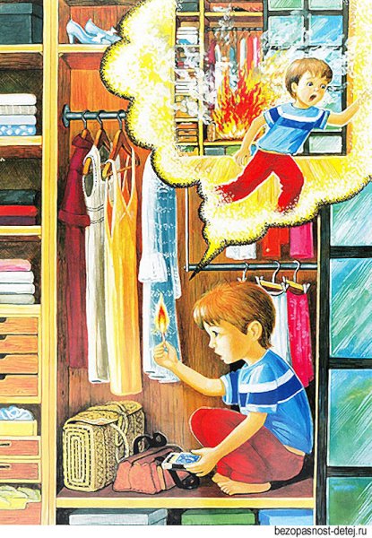 Пожарная безопасность в квартире для детей