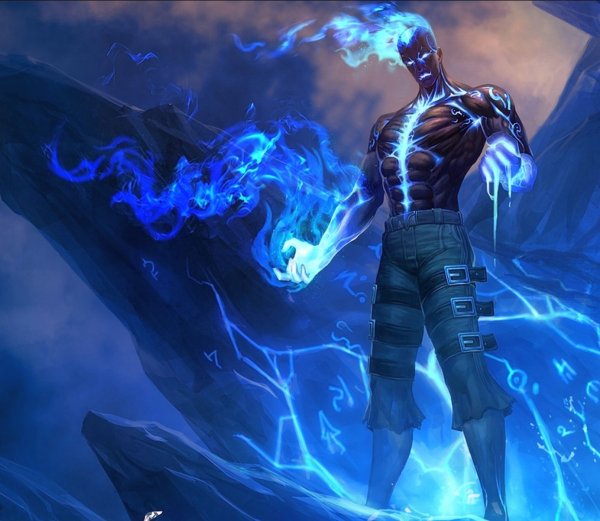 Элементаль молнии арт