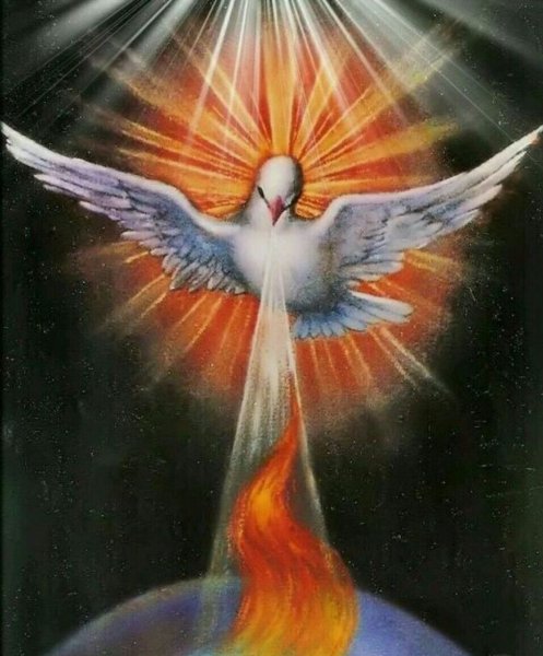 Сошествие Святого духа голубь