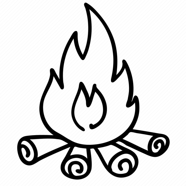 Костер пиктограмма