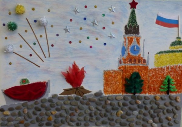 Аппликация ко Дню города