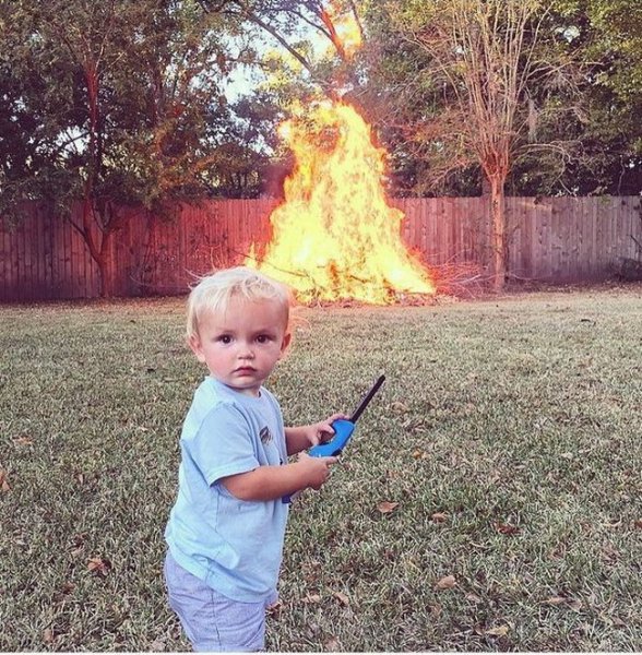 Огонь прикол