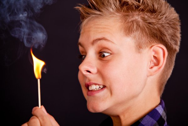 Шалости детей с огнем