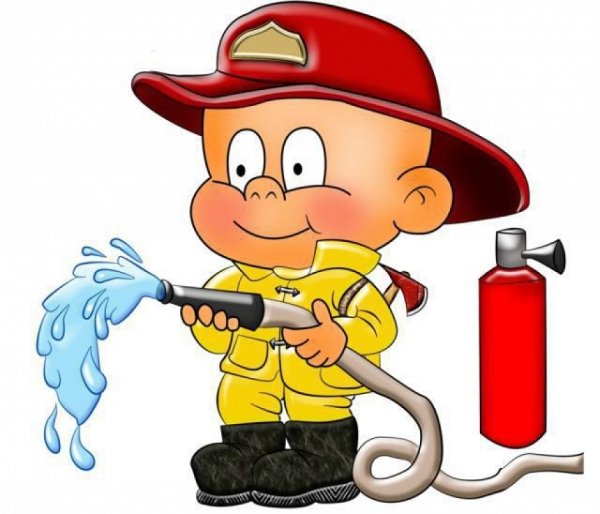 Пожарный мультяшка