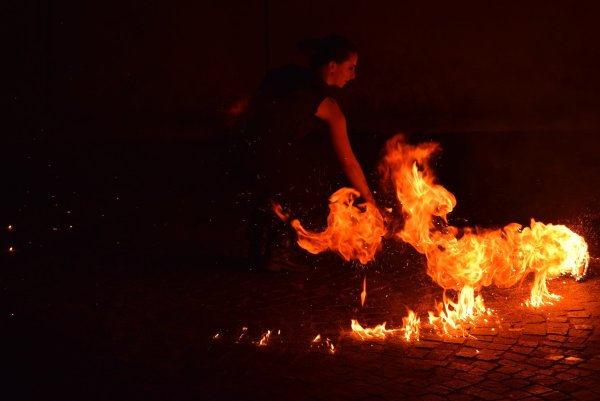 Танец огня Эстетика