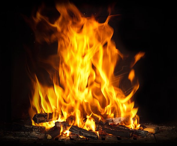 Огонь дрова