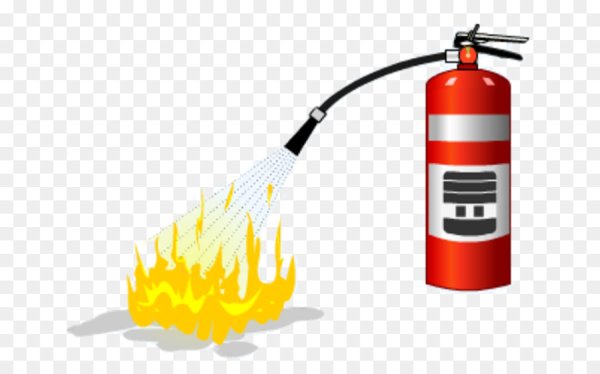 Тушение пожара огнетушителем