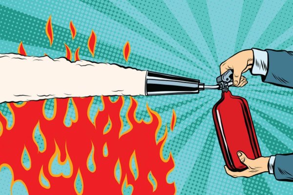 Огнетушитель арт