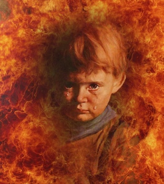 Бруно Амадио « Плачущий мальчик»