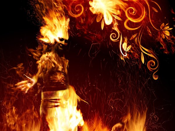 Огонь обои