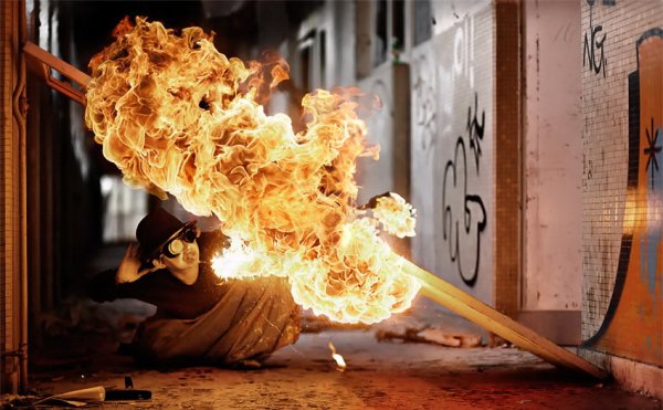 Креативы с огнем