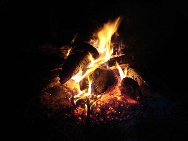Огонь в пещере