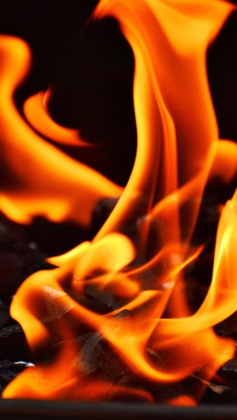 Красивое пламя