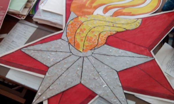 Витраж день Победы