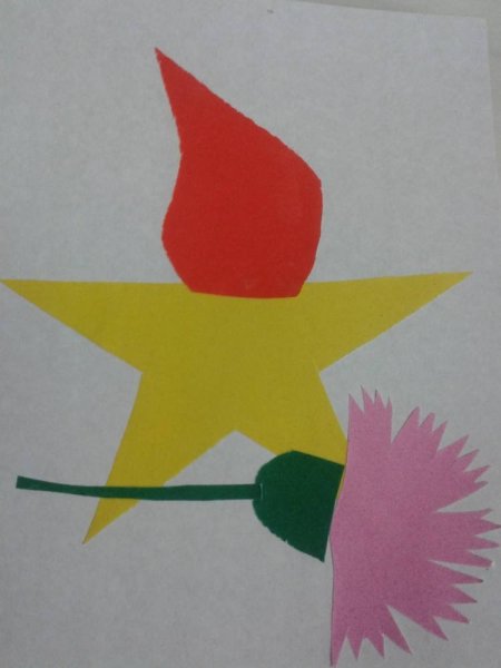 Аппликация к 9 мая