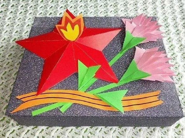 Вечный огонь поделка