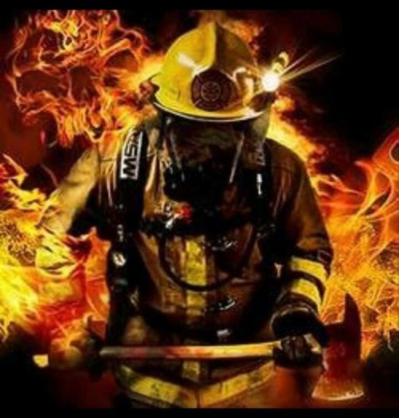 Шлем пожарного