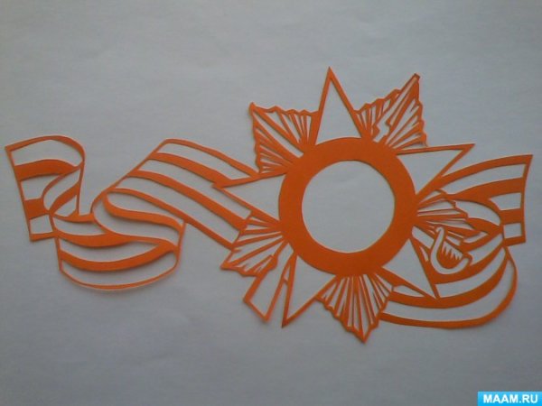 Украшение окон к 9 мая