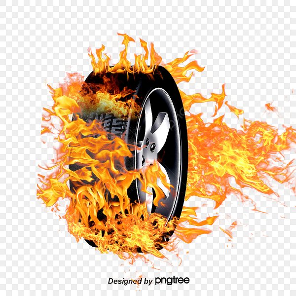 Колесо в огне