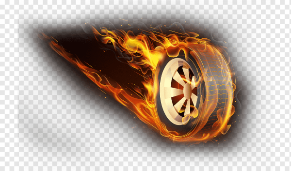 Горящее колесо