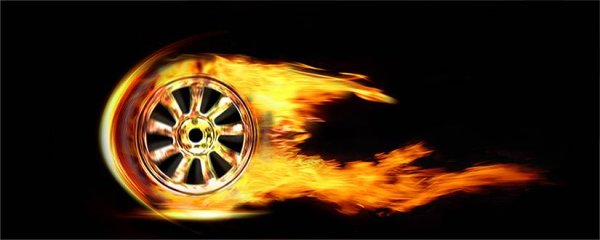 Горящее колесо