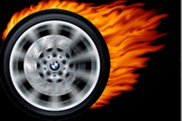 Горящее колесо