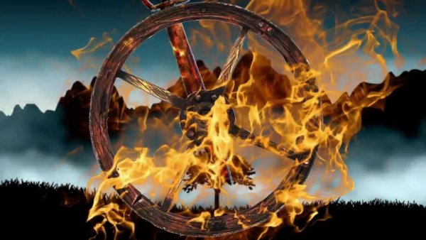 Горящее колесо