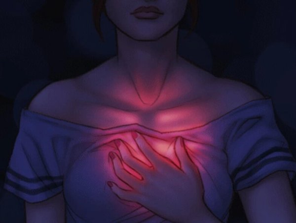 Светчщееся сердце в груши