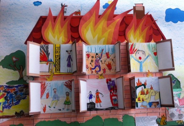 Поделка на тему пожарная безопасность в садик