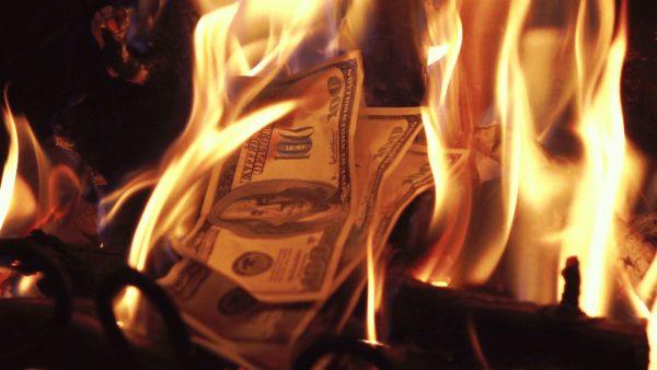Деньги сгорают