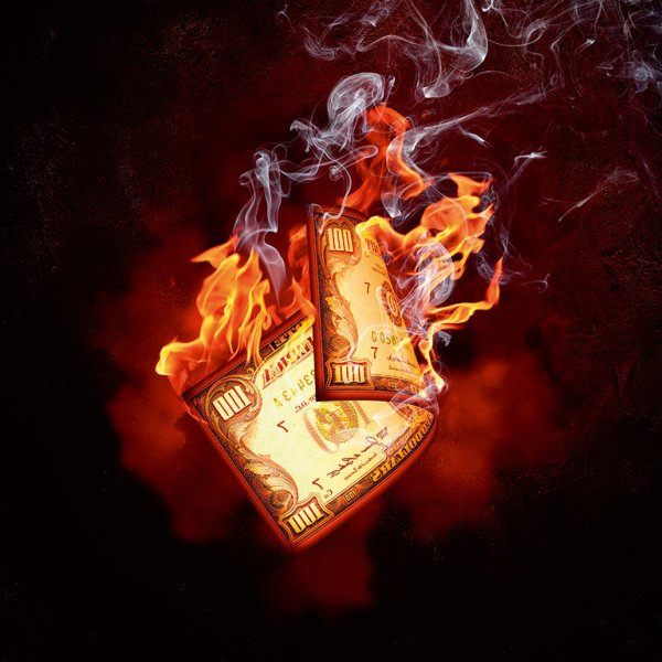 Купюра в огне