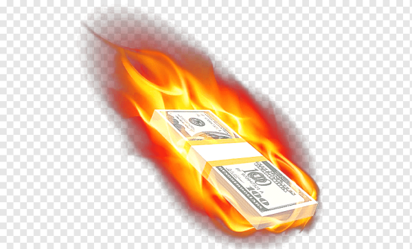 Деньги в огне