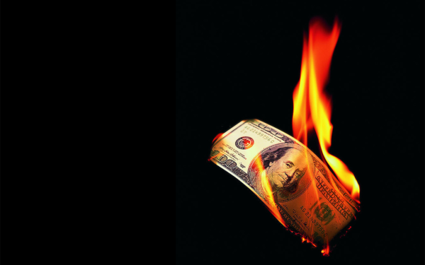 Доллар горит