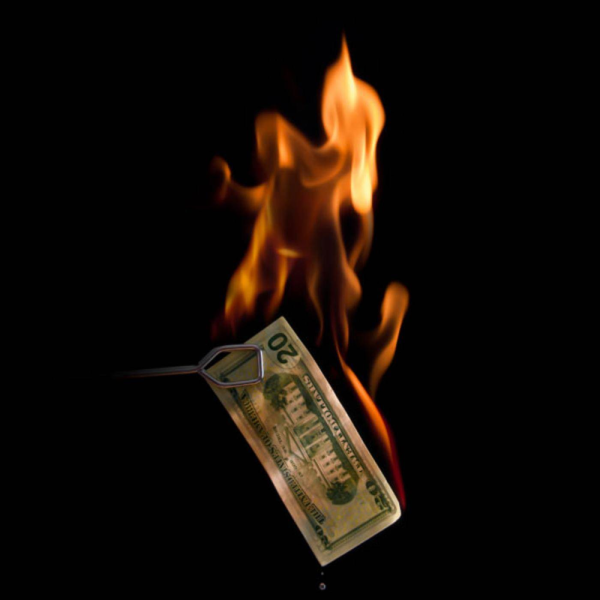 Деньги в огне