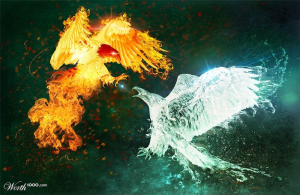 Ледяной и Огненный Феникс