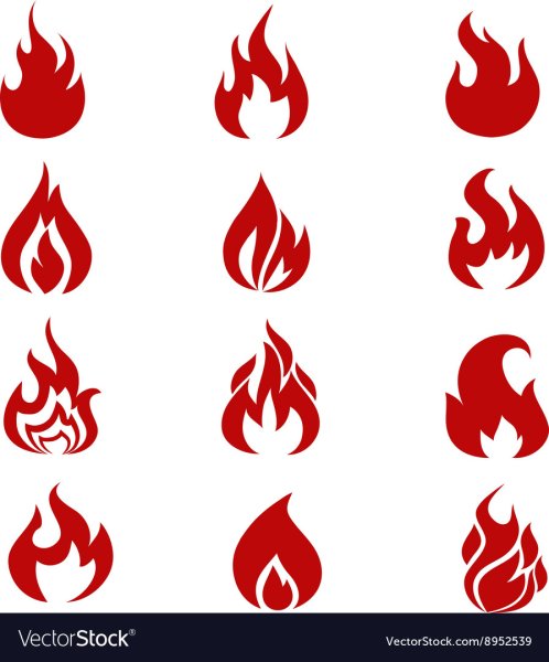 Знак огня тату